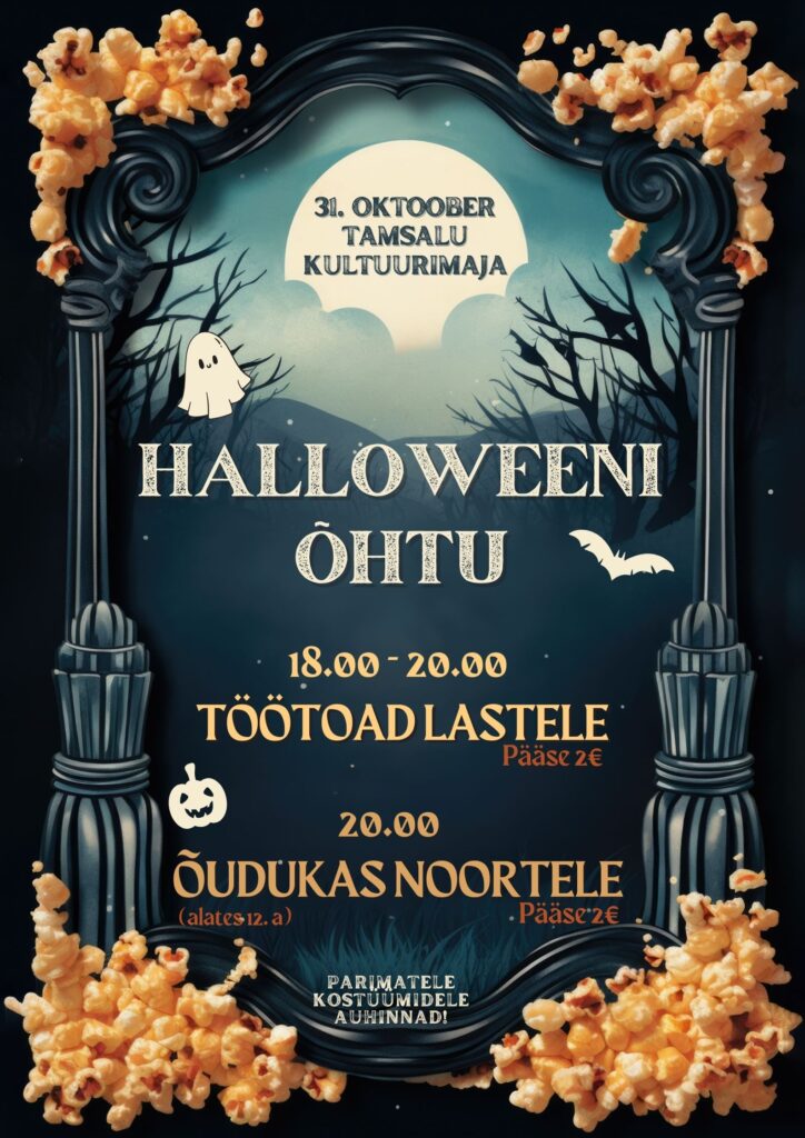 Halloween’i õhtu lastele ja noortele